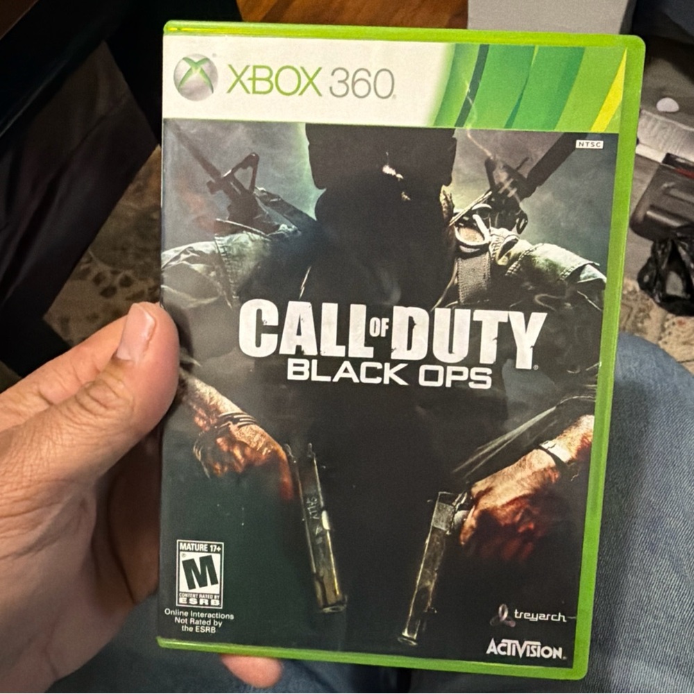 Call of Duty: Black Ops for Xbox 360 - Green and Black Cover